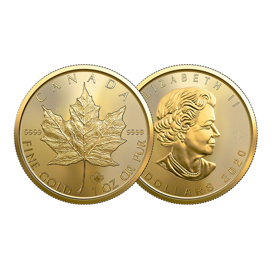 1 oz. Royal Canadian Mint Gold Maple Leaf Coin - Purity .9999