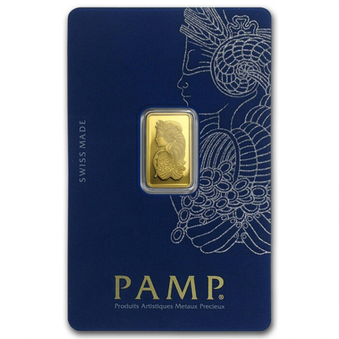 2.5g Pamp Suisse gold bar