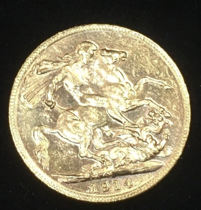Canada 1914 C George V Gold Sovereign Great Lustre