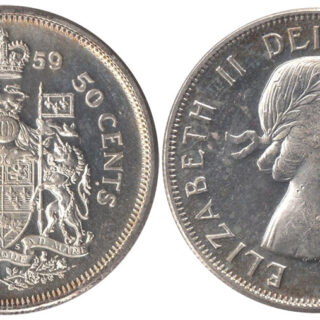 1965 - 50 Cents Canadian Silver Coin