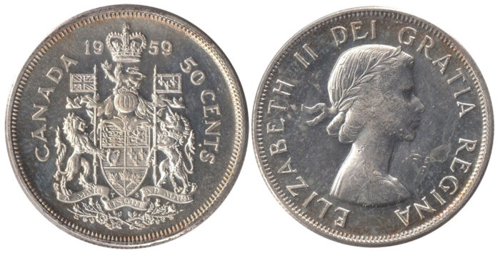 1965 - 50 Cents Canadian Silver Coin