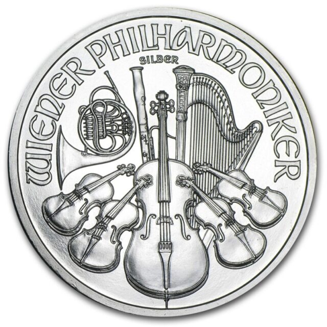 1 oz. Republik Osterreich Philharmoniker Silver Coin